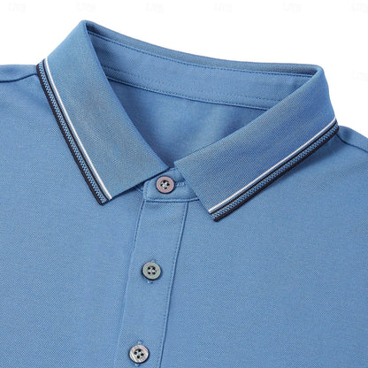 Silk-Cotton Refined Polo - oukumen