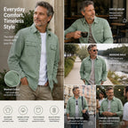 Long-Sleeve Denim Shirt