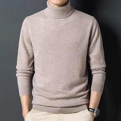 100% Wool Pullover Sweater - oukumen