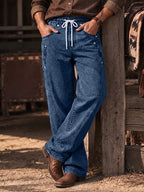 Drawstring Jeans