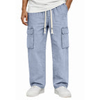 Drawstring Cargo Jeans