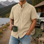 Washed Short-Sleeve Shirt