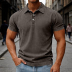 Acid-Wash Polo Shirt