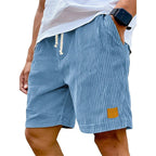 Patch-Pocket Corduroy Shorts