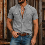 Washed Short-Sleeve Shirt