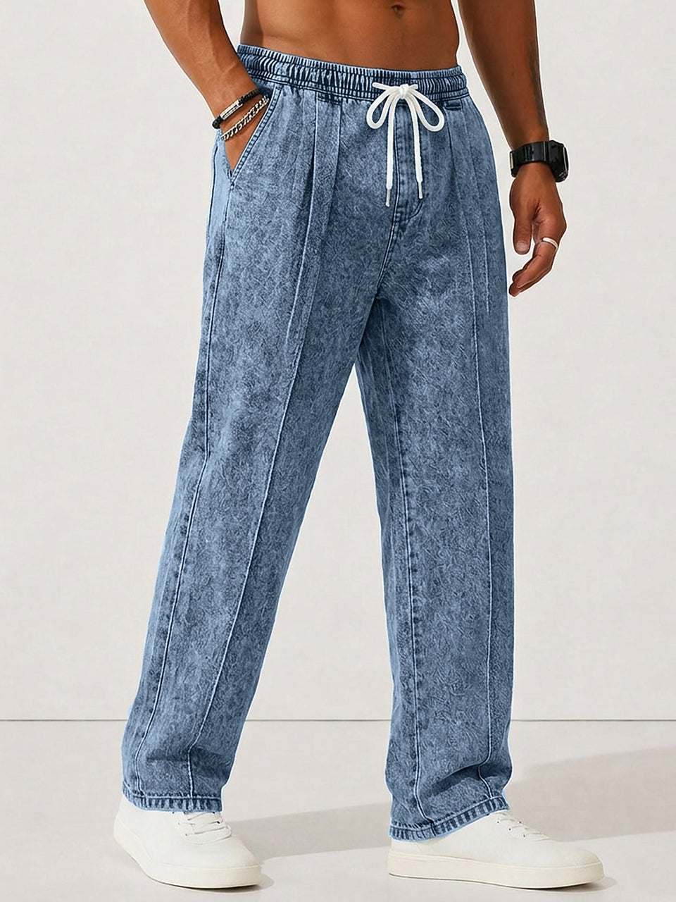 Drawstring Jeans