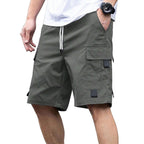 Drawstring Cargo Shorts