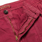 Drawcord-Hem Cargo Capri Shorts