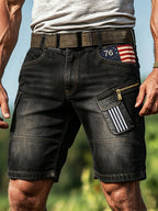 Acid-Wash Shorts