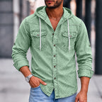 Garment-Dyed Long-Sleeve Shirt