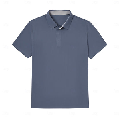 Performance Hidden Placket Stretch Polo