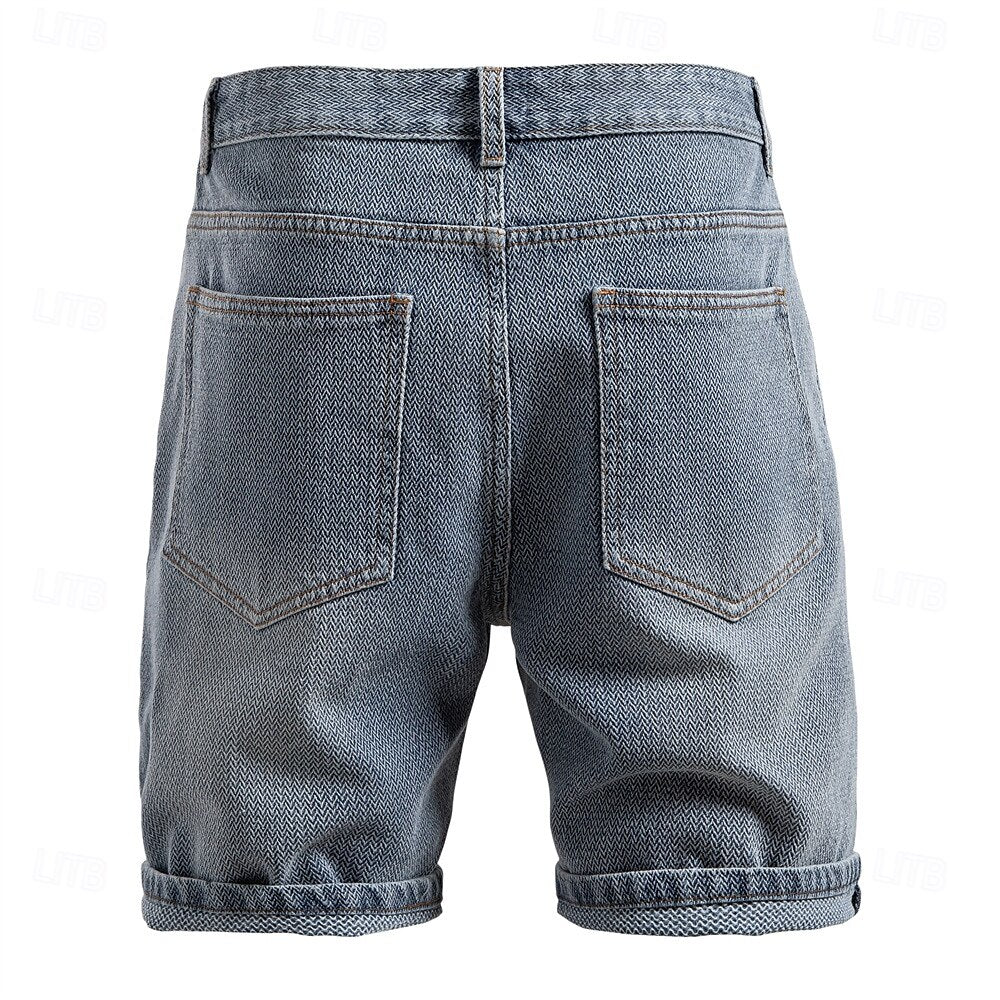 Knielange Jeansshorts