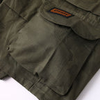 Zip-Pocket Cargo Shorts
