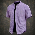 Washed Short-Sleeve Shirt