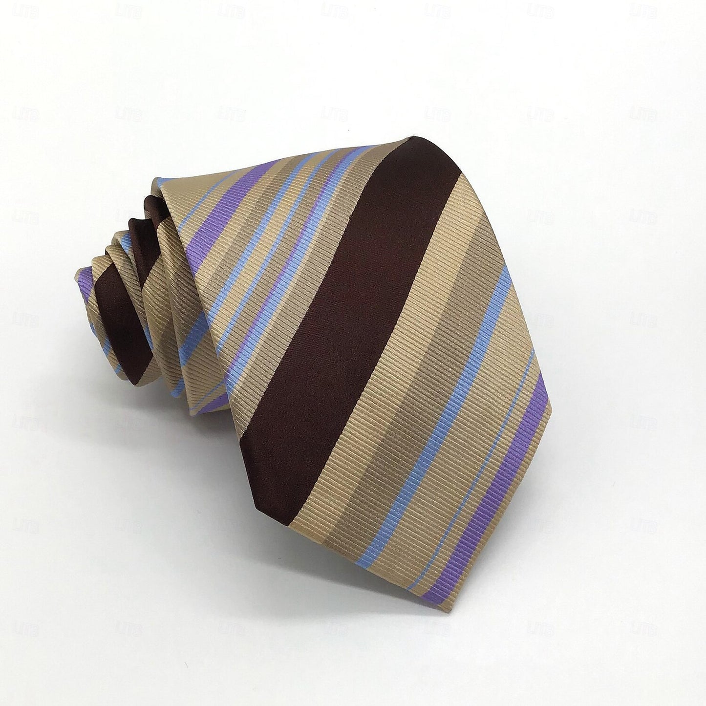 100% Silk Striped Elegant Ties - oukumen