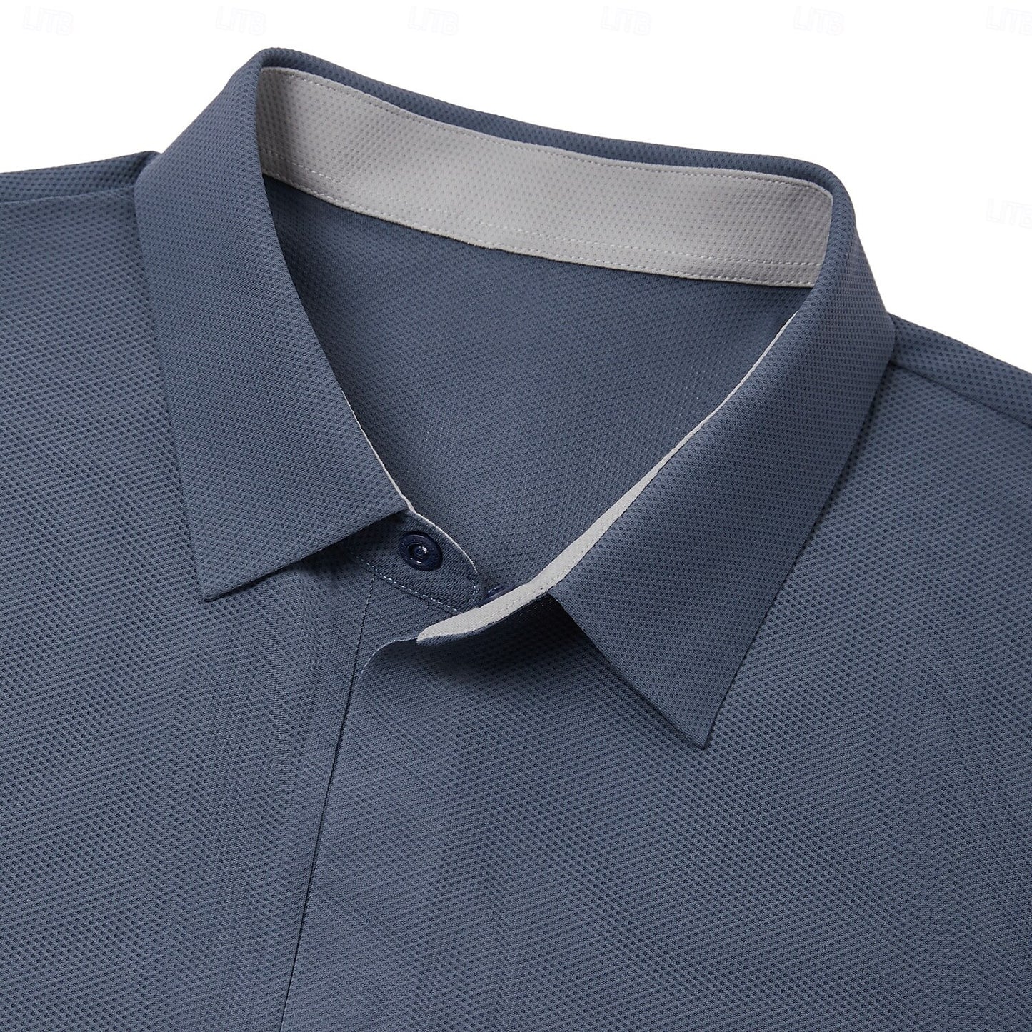 Performance Hidden Placket Stretch Polo