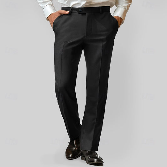 Wool Full Length Dress Pants - oukumen