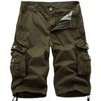 Drawcord-Hem Cargo Shorts
