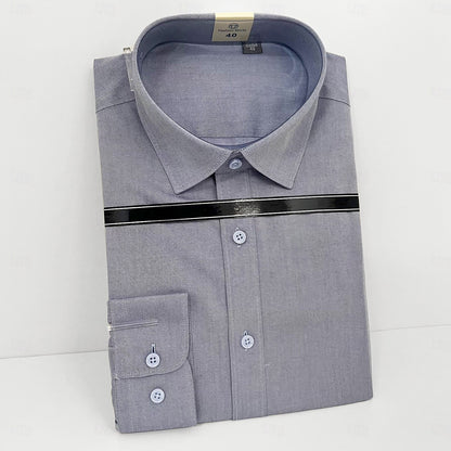 100% Cotton Non-iron Business Shirts - oukumen