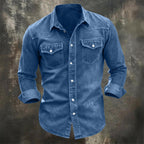 Garment-Dyed Long-Sleeve Shirt