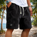 Waffle Drawstring Shorts