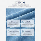Acid-Wash Zip-Pocket Polo Shirt