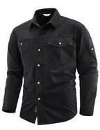 Acid-Wash Long-Sleeve Shirt