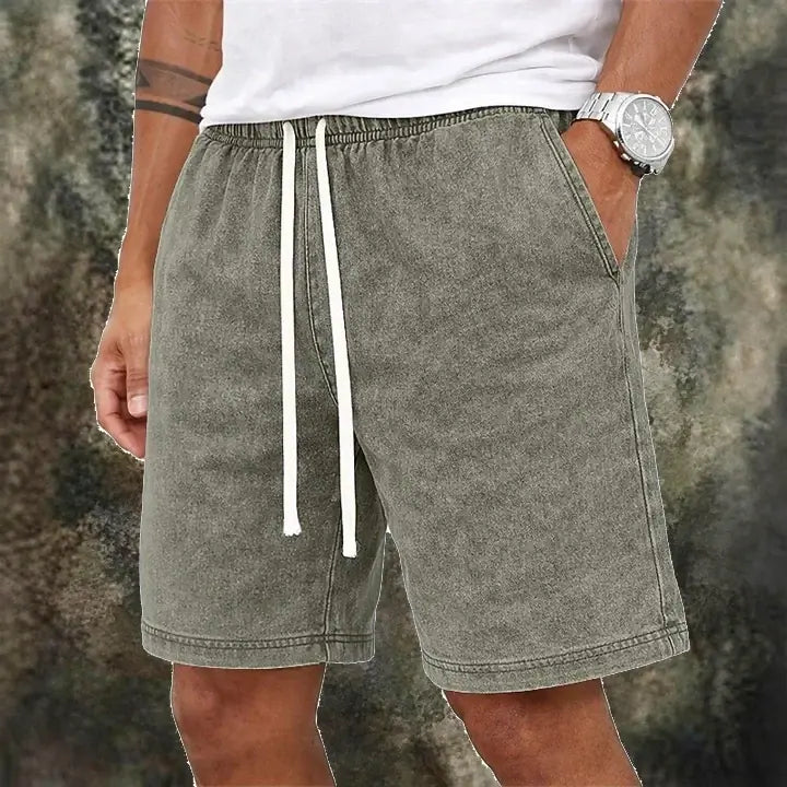 Acid-Wash Shorts