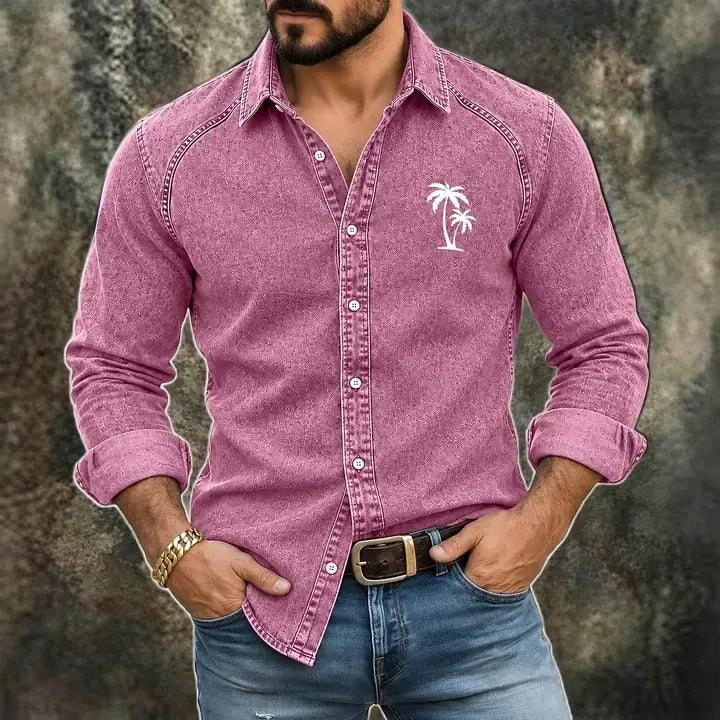 Patchwork Embroidered Denim Shirt