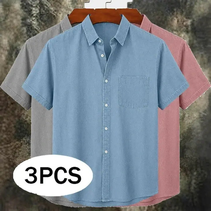 Washed Short-Sleeve Shirt