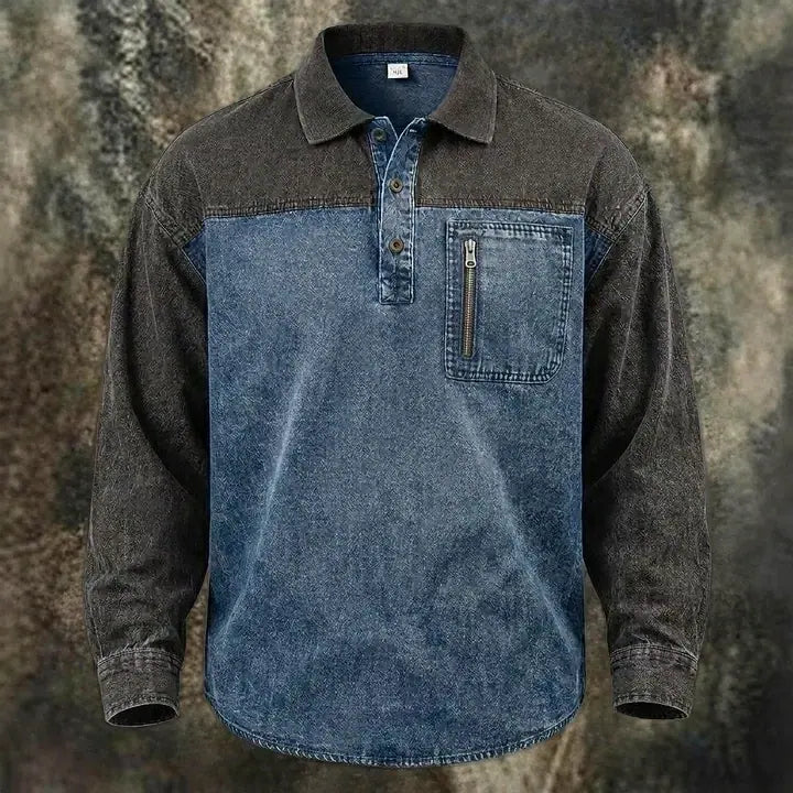 Long-Sleeve Polo Shirt