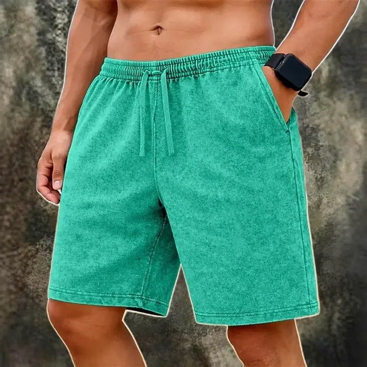 Acid-Wash Shorts