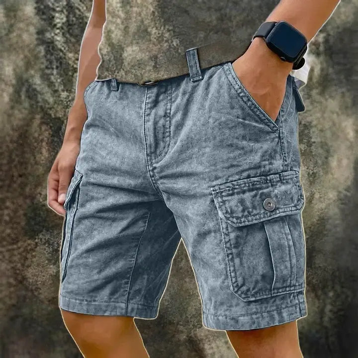 Washed Cargo Shorts